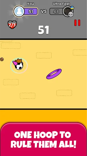 Gameplay screenshot 1 from Flappy Dunk - Arcade game